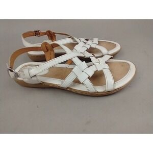b.o.c. Born Concept Womens White Strappy Gladiator Slingback Sandals C6430101 7M